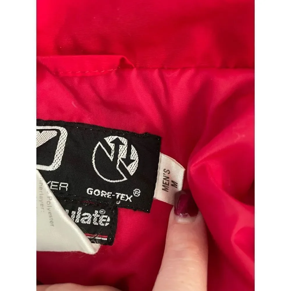 🐿️ Vintage Obermeyer Gore-Tex Thinsulate Grey, Red & Blue Winter Jacket - Picture 10 of 10